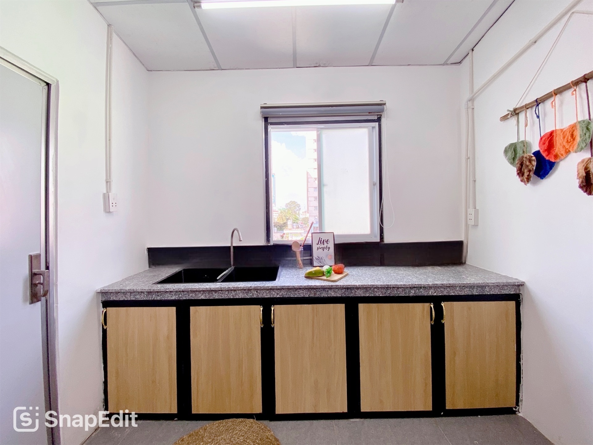 Phòng trọ Duplex 30m2 tại Yolo House Phan Đăng Lưu - Bình Thạnh - Phòng bếp