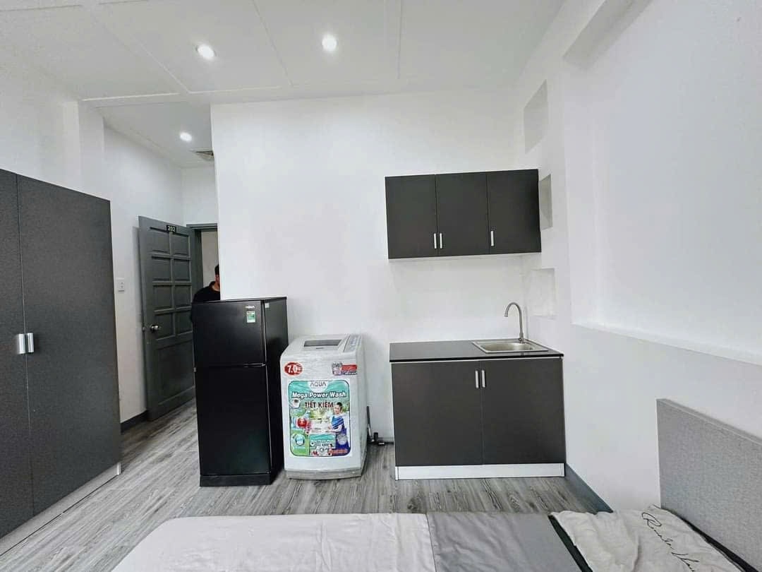 Phòng trọ Studio 30m2 tại TP Room Nguyễn Đình Chính - Phú Nhuận - Phòng bếp