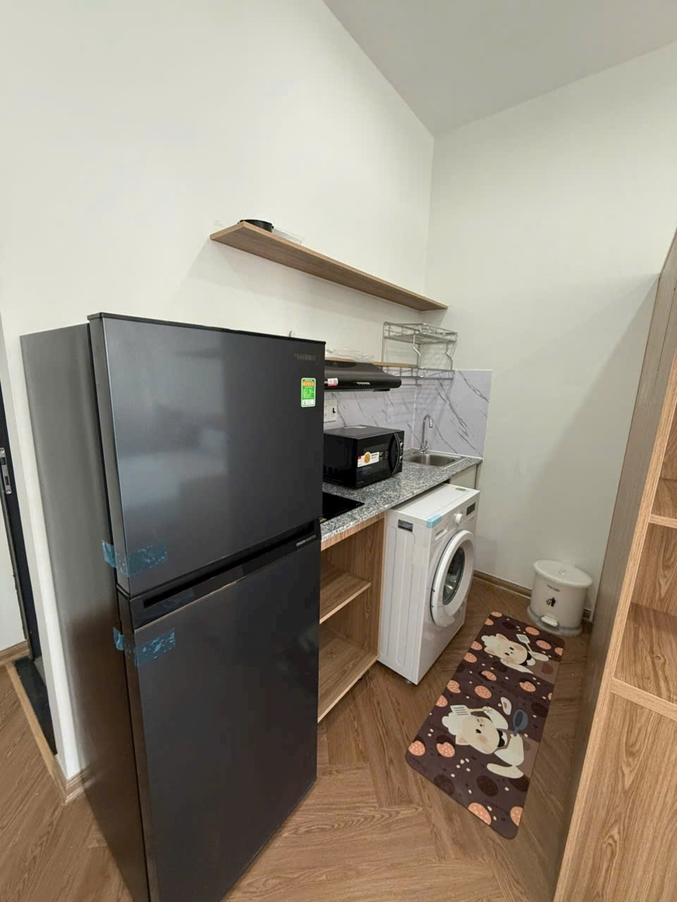 Phòng trọ Studio 35m2 tại NP House Nguyễn Gia Trí - Bình Thạnh - Phòng bếp