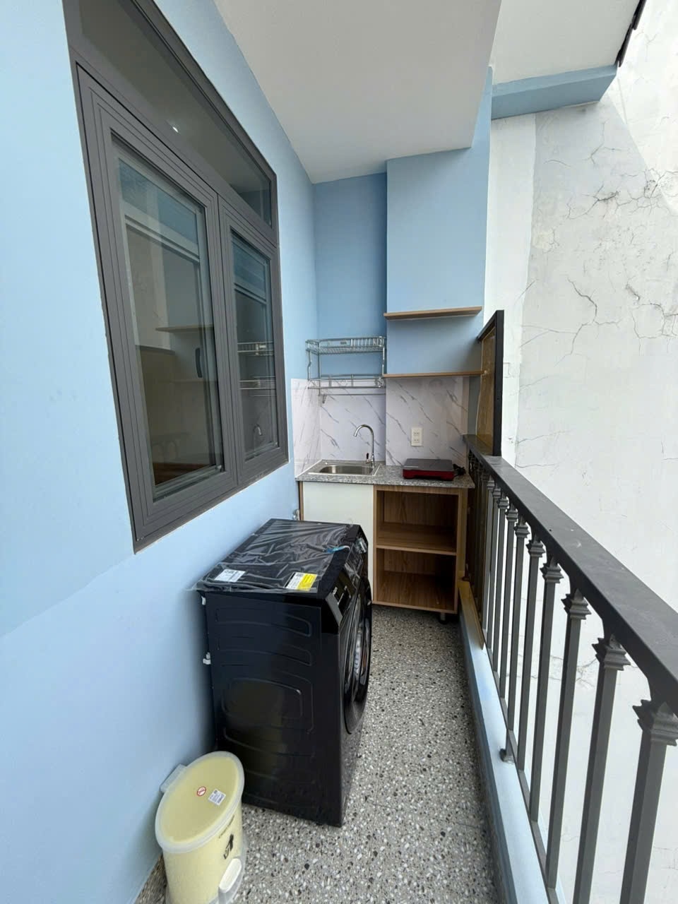 Phòng trọ Studio 28m2 tại NP House Nguyễn Gia Trí - Bình Thạnh - Phòng bếp