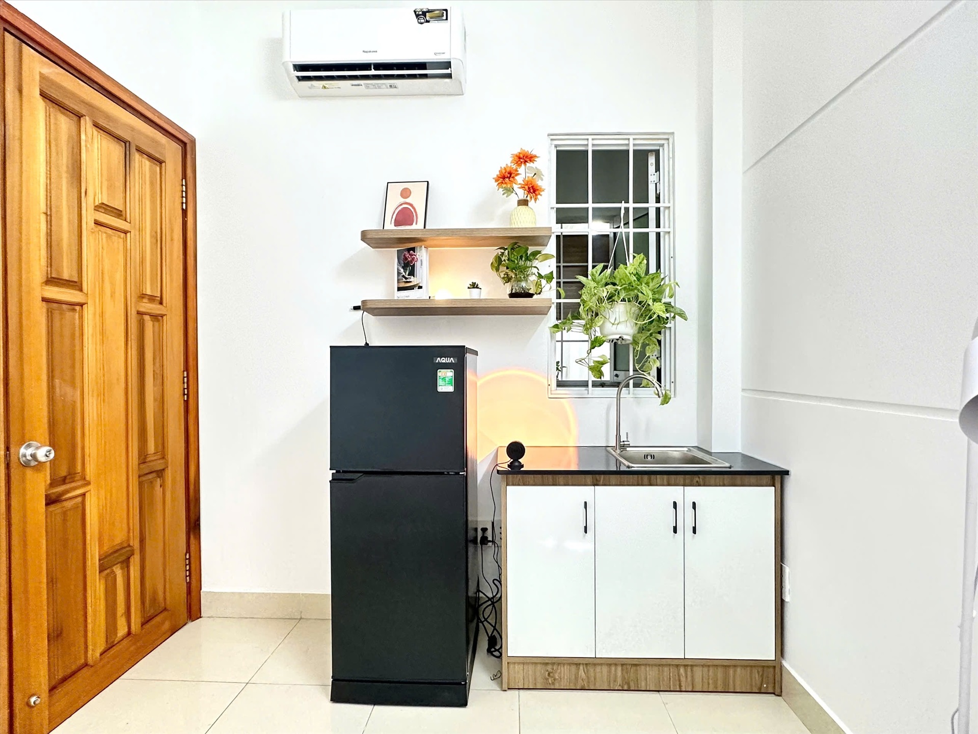 Phòng trọ Studio 20m2 tại NH Apartment Nơ Trang Long - Bình Thạnh - Phòng bếp