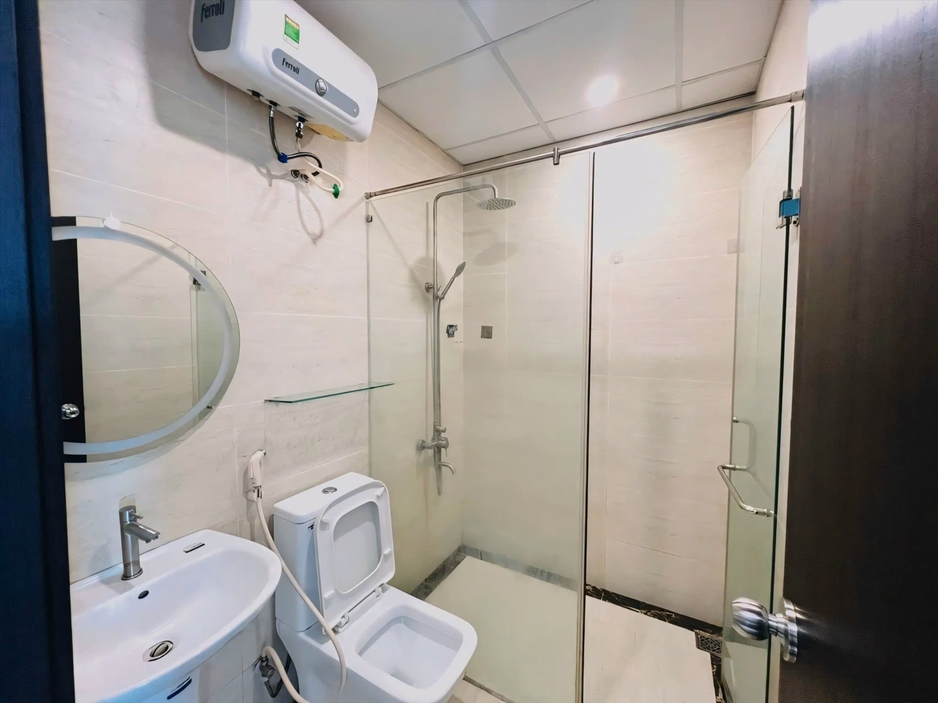 Phòng trọ 1 Phòng ngủ 30m2 tại MDA Apartment Phan Đăng Lưu - Phú Nhuận - Phòng tắm