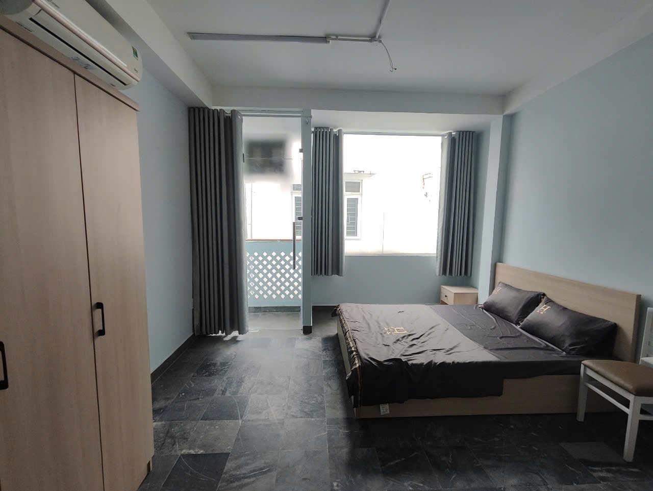 Phòng trọ Studio 35m2 tại Host Wish Vũ Huy Tấn - Bình Thạnh - Phòng ngủ