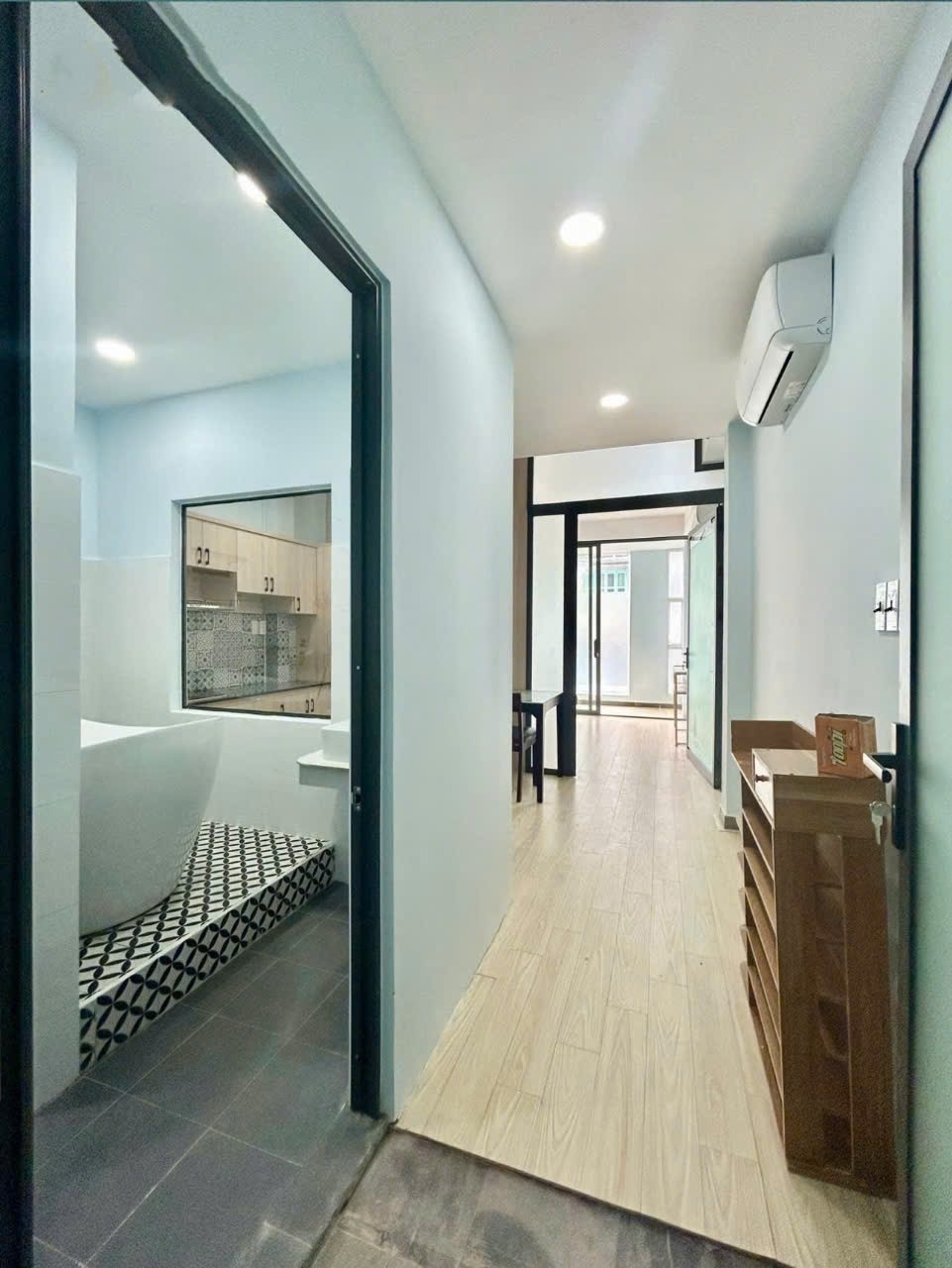 Phòng trọ 1 Phòng ngủ 50m2 tại Host Wish Vũ Huy Tấn - Bình Thạnh - Phòng khách