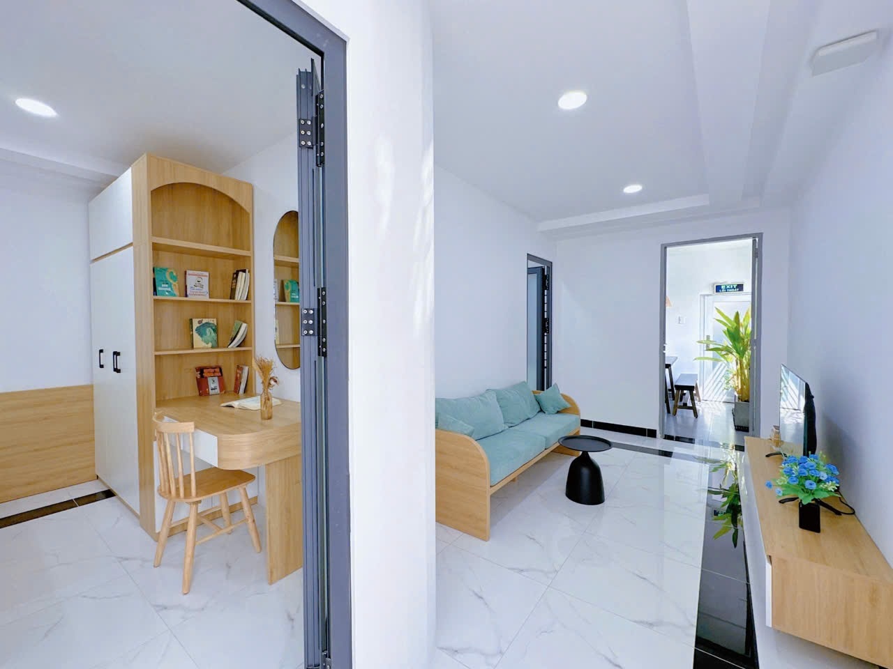 Phòng trọ 2 Phòng ngủ 60m2 tại BH Home Nguyễn Xí - Bình Thạnh - Phòng khách
