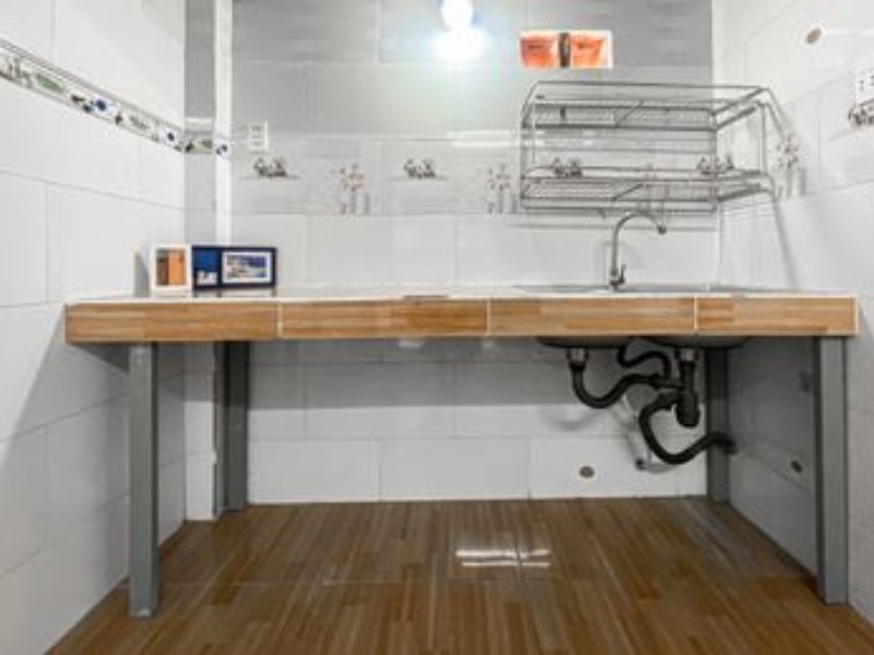 Phòng trọ Duplex 28m2 tại PT Home Đường số 7 - Thủ Đức - Phòng bếp