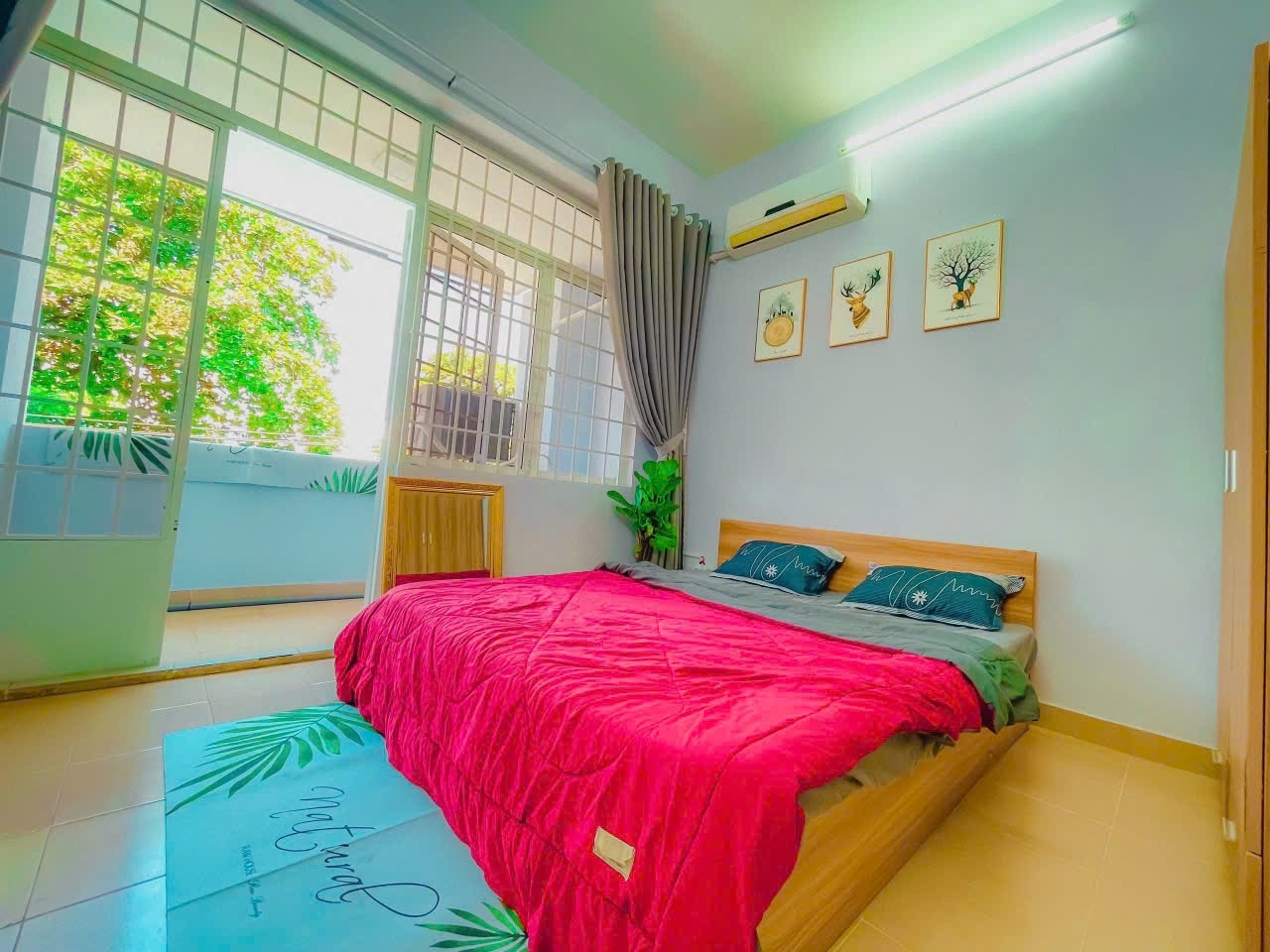 Phòng trọ Studio 32m2 tại HN Room Phan Văn Trị - Bình Thạnh - Phòng ngủ