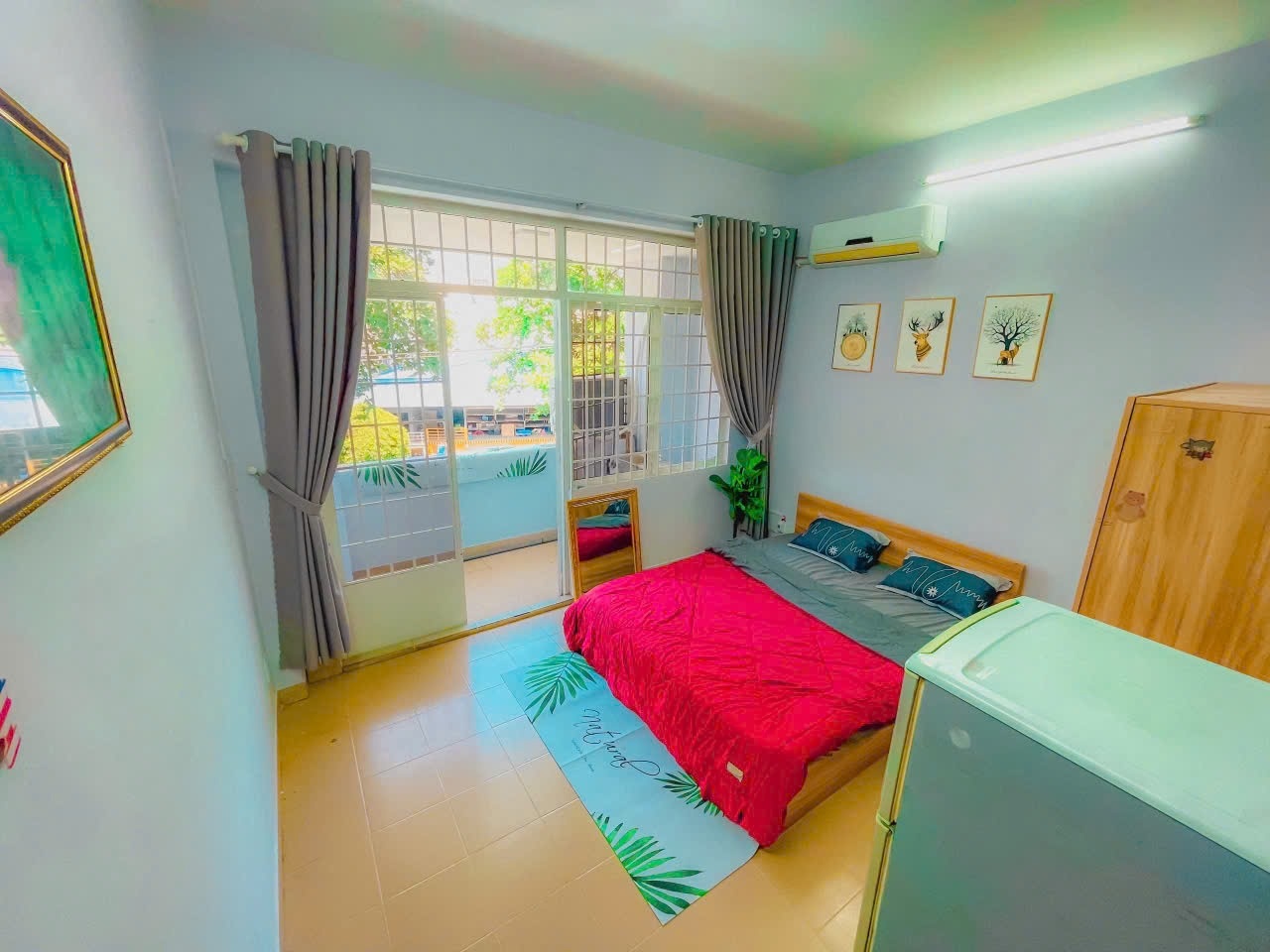 Phòng trọ Studio 32m2 tại HN Room Phan Văn Trị - Bình Thạnh - Phòng khách