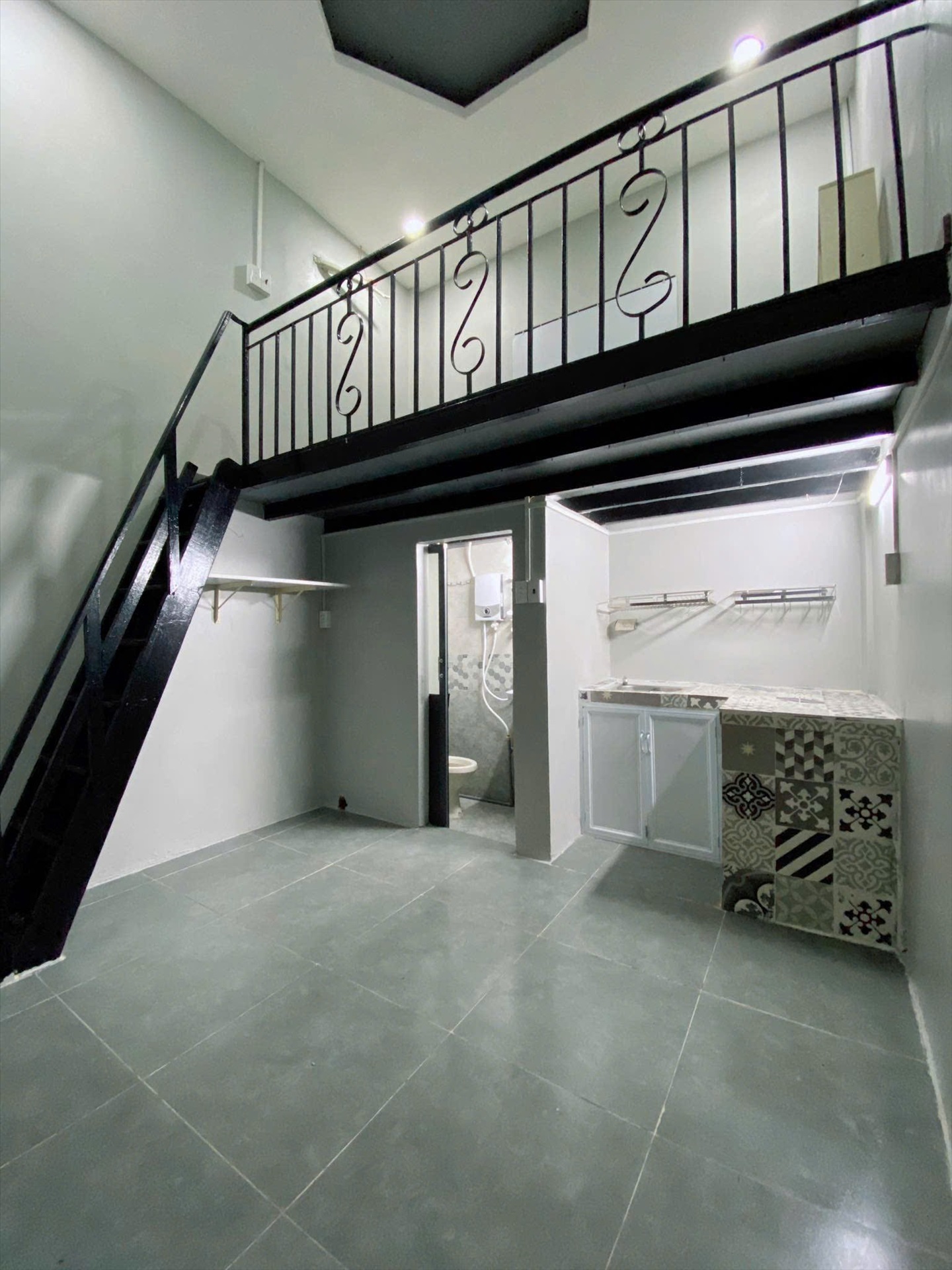 Phòng trọ Duplex 25m2 tại  PTC House Lê Văn Sỹ - Quận 3 - Phòng khách