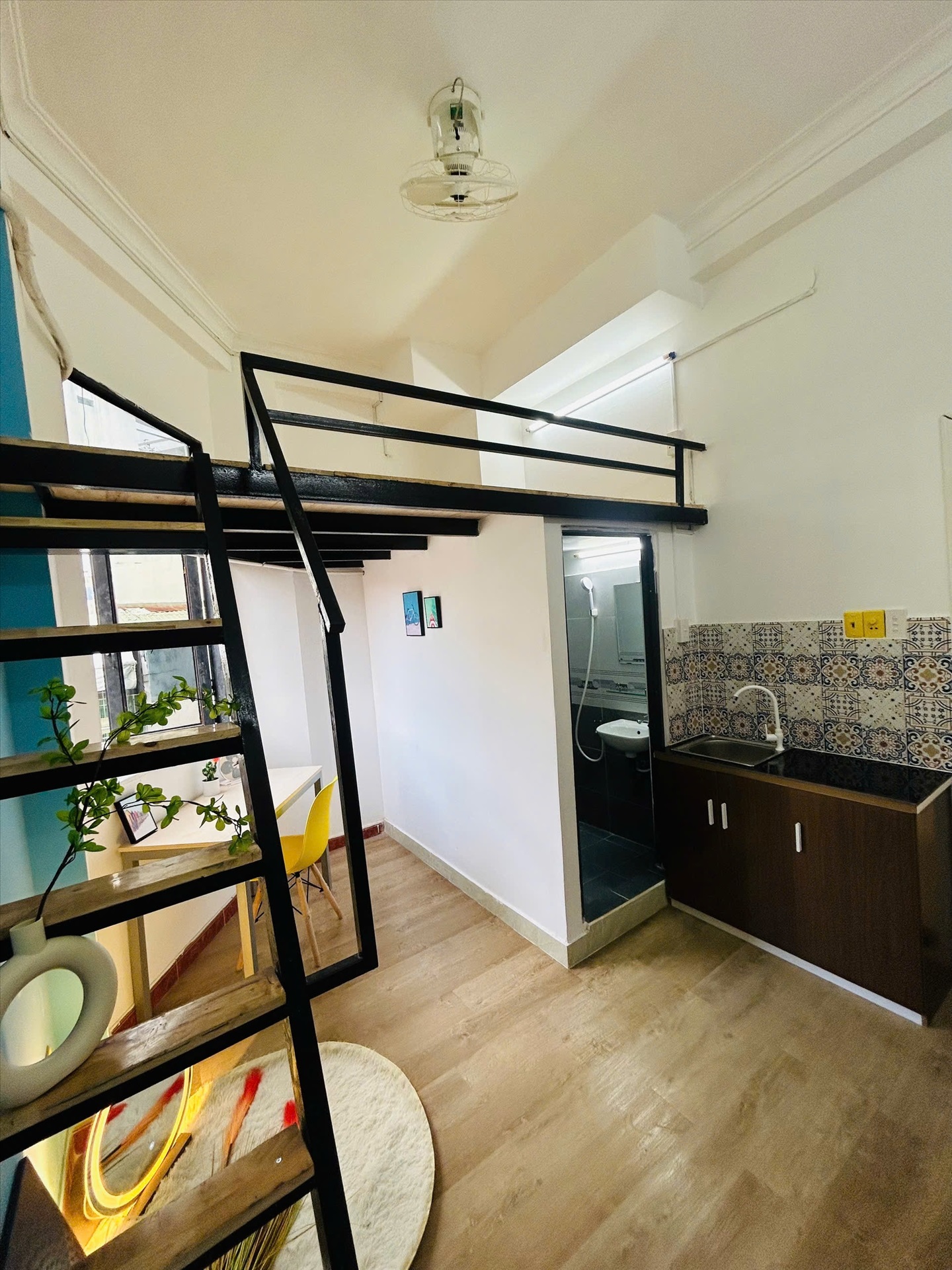 Phòng trọ Duplex 22m2 tại HD House Nguyễn Kiệm - Phú Nhuận  - Phòng ngủ