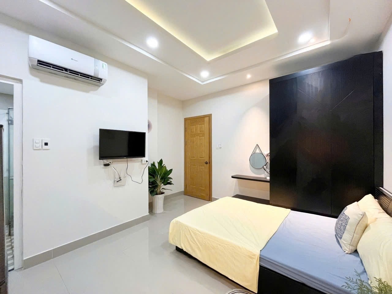 Phòng trọ Studio 25m2 tại LightHouse Phan Đăng Lưu - Phú Nhuận - Phòng ngủ