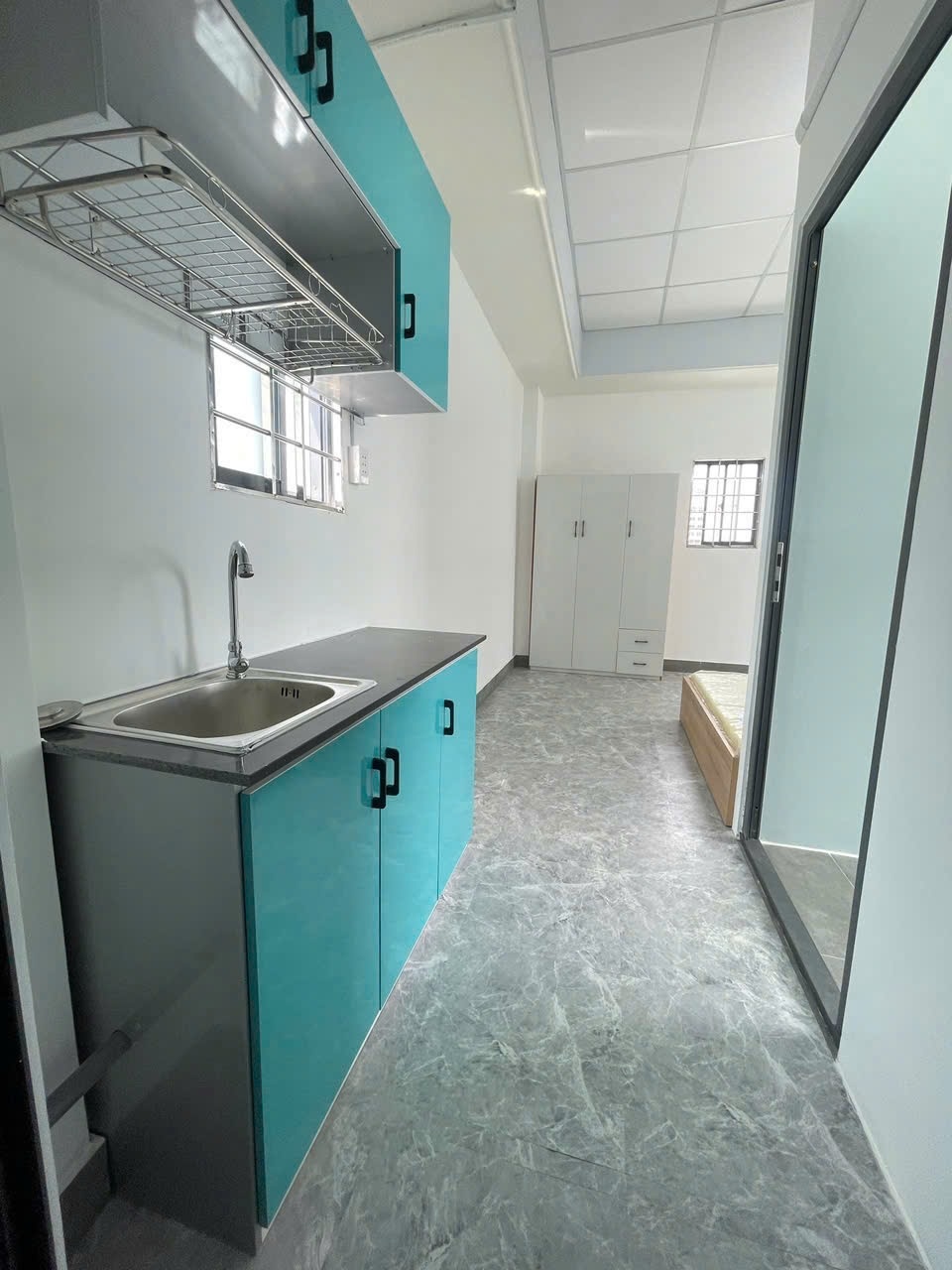 Phòng trọ Studio 30m2 tại T Đặng Thùy Trâm - Bình Thạnh - Phòng khách