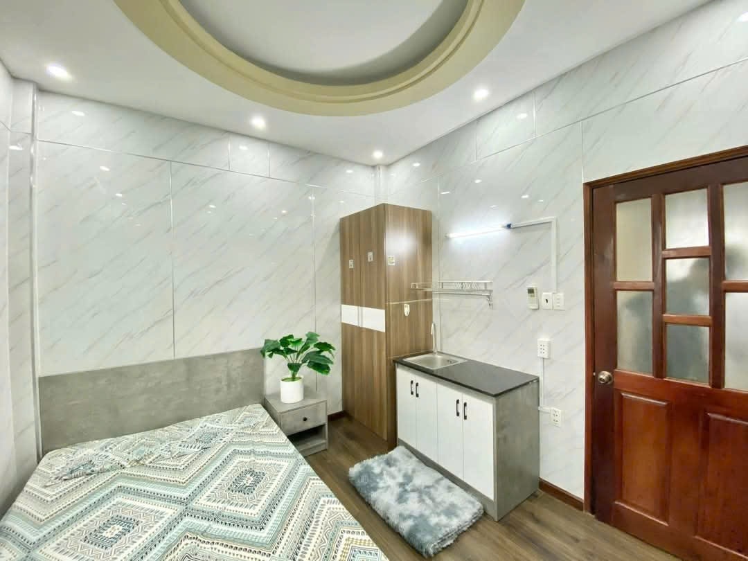 Phòng trọ Studio 25m2 tại QC Home Vạn Kiếp - Bình Thạnh - Phòng ngủ