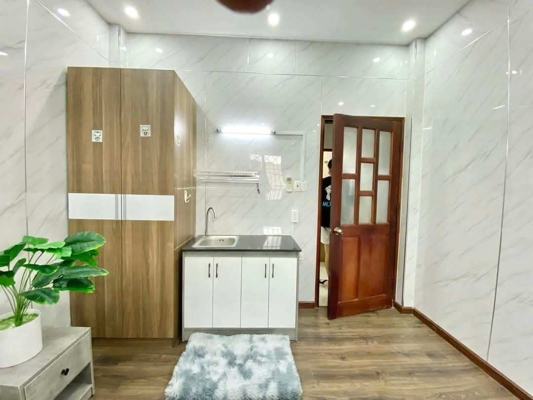Phòng trọ Studio 25m2 tại QC Home Vạn Kiếp - Bình Thạnh - Phòng bếp