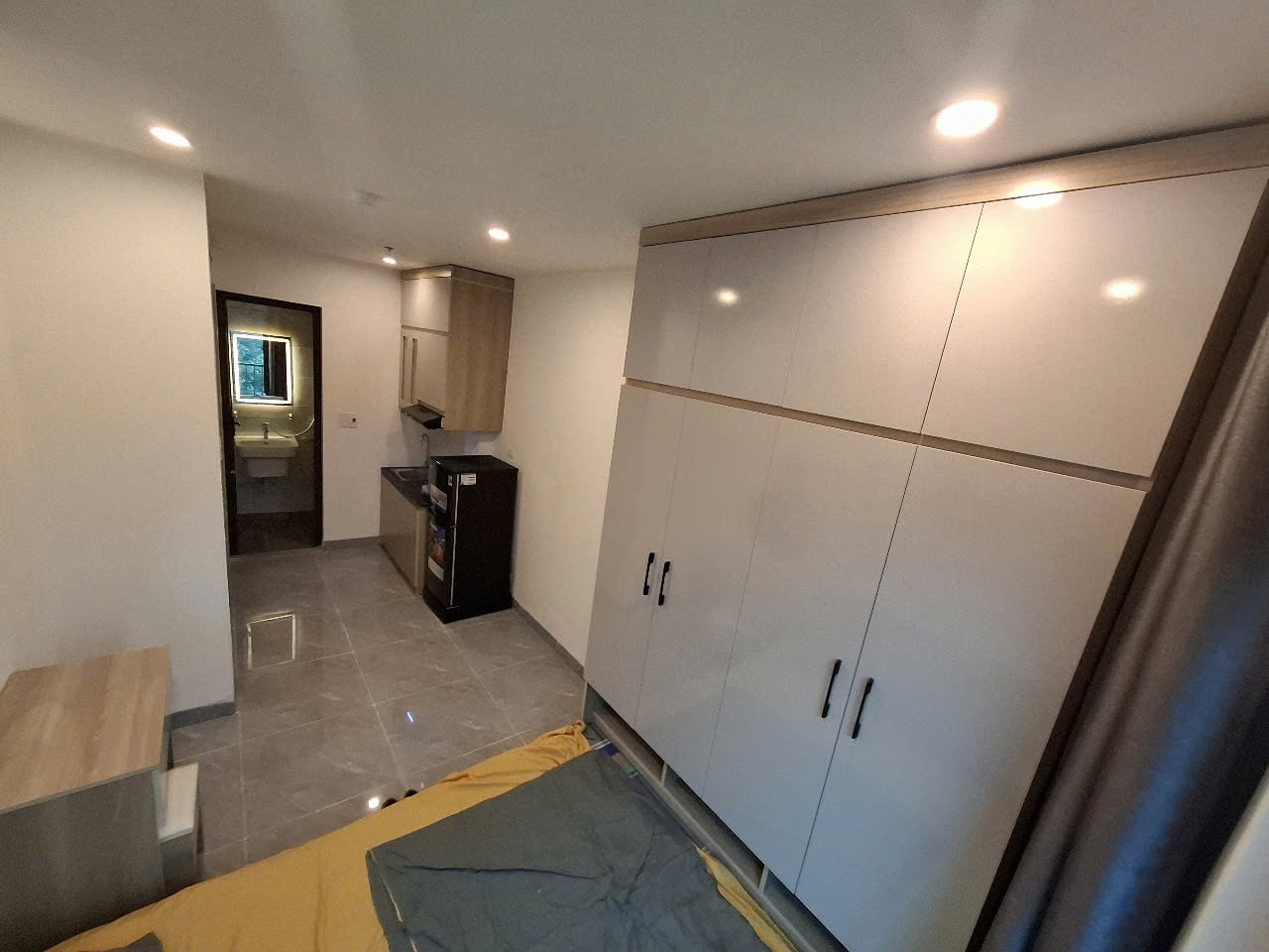 Phòng trọ Studio 18m2 tại HANOI Apartment Xuân Đỉnh - Cầu Giấy - Phòng bếp