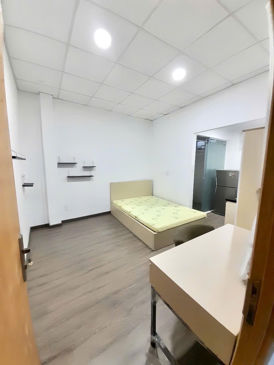 Phòng trọ Studio 20m2 tại Happy Home Điên Biên Phủ - Bình Thạnh - Phòng ngủ