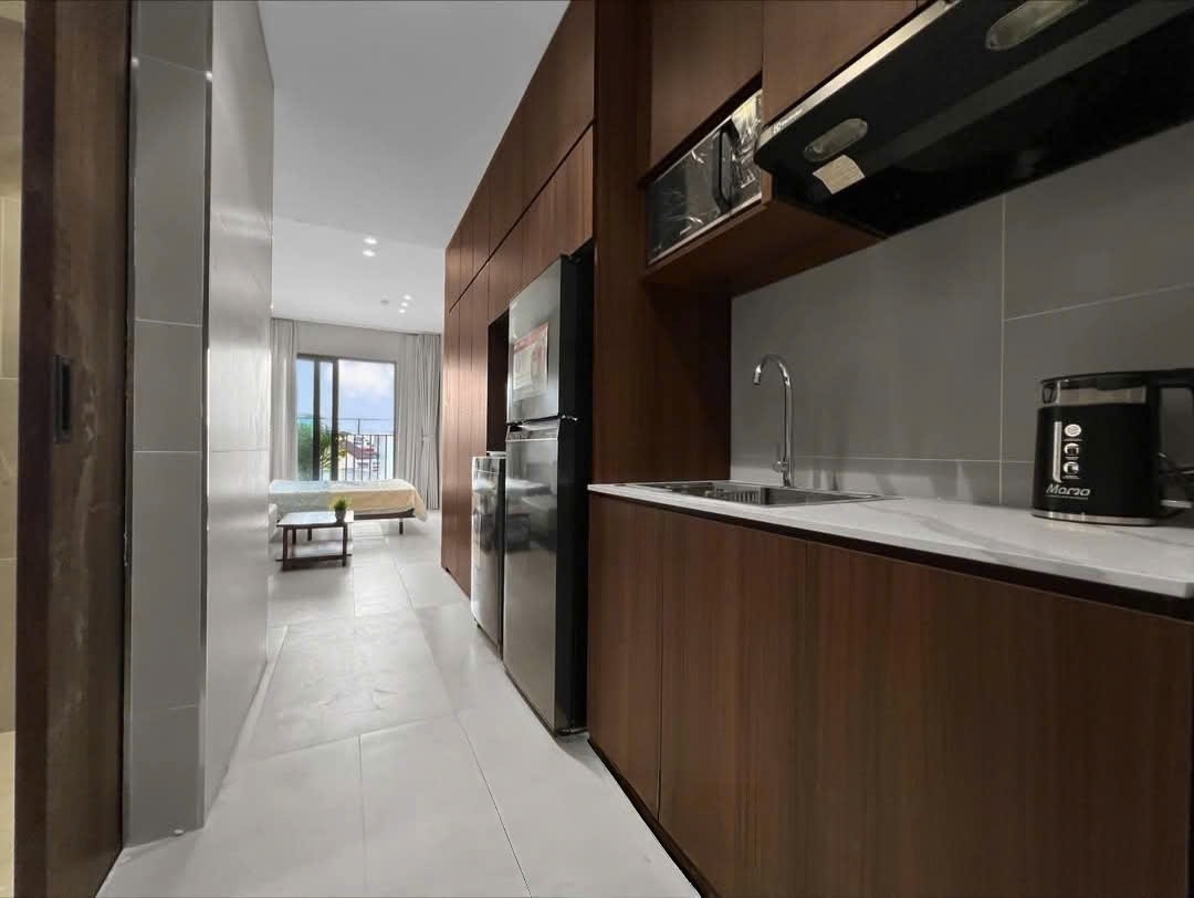 Phòng trọ Studio 35m2 tại M Apartment Nguyễn Kiệm - Phú Nhuận - Phòng bếp