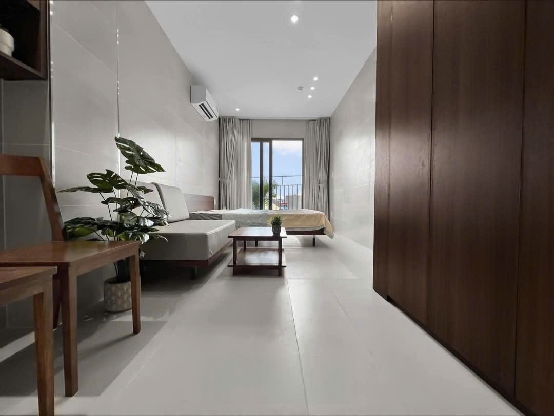 Phòng trọ Studio 35m2 tại M Apartment Nguyễn Kiệm - Phú Nhuận - Phòng khách