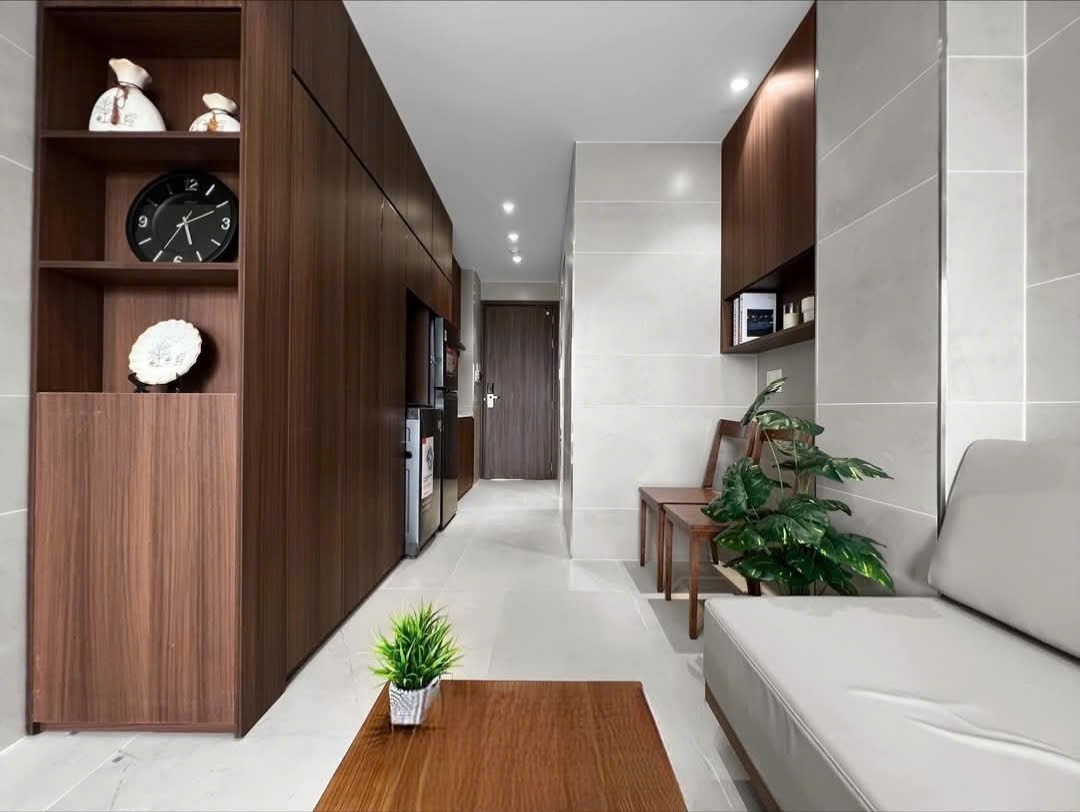 Phòng trọ Studio 35m2 tại M Apartment Nguyễn Kiệm - Phú Nhuận - Phòng khách