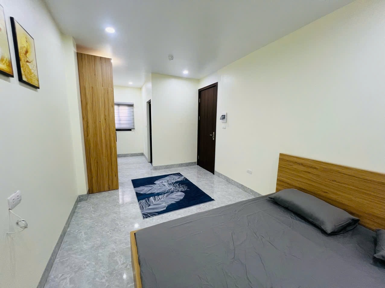 Phòng trọ Studio 20m2 tại TA House Võ Chí Công - Cầu Giấy - Phòng khách