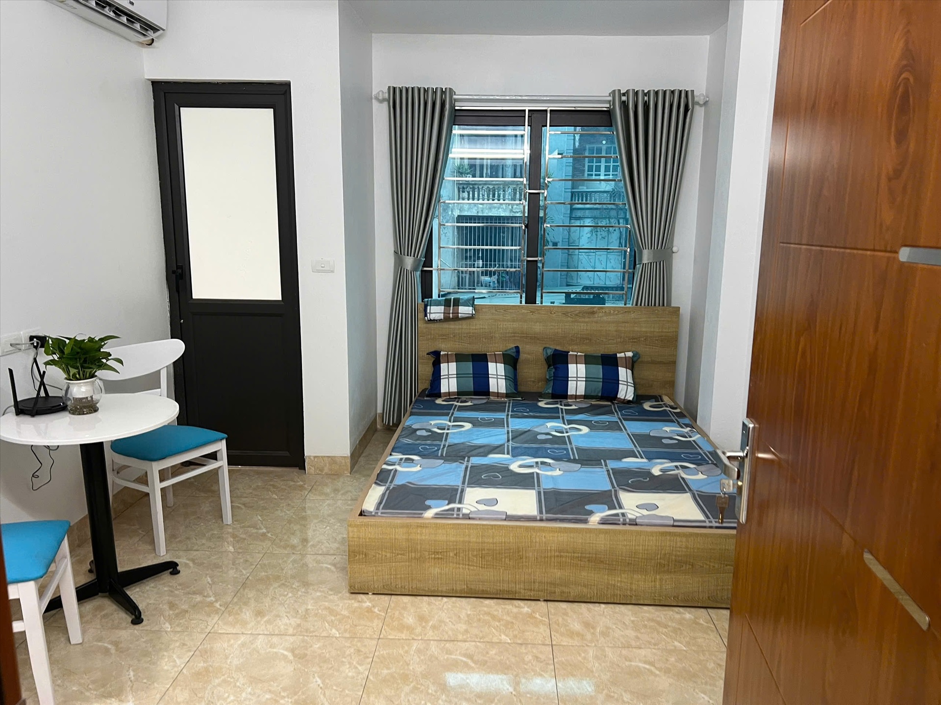 Phòng trọ Studio 25m2 tại TV House Đỗ Đức Dục - Nam Từ Liêm - Phòng ngủ