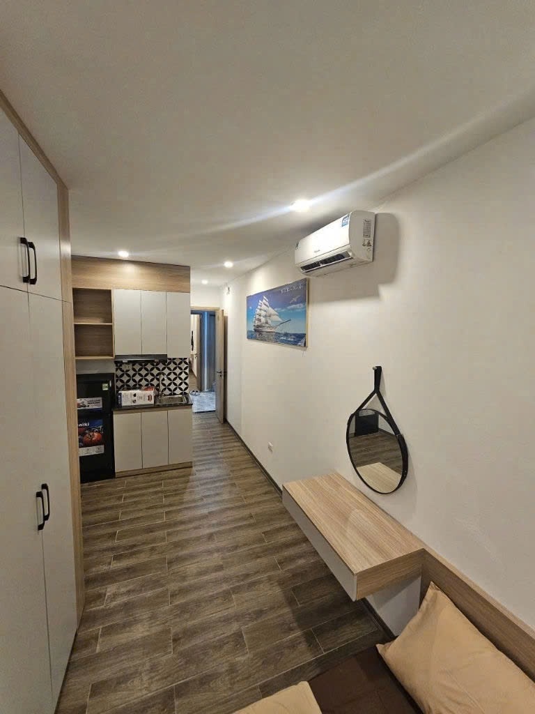 Phòng trọ Studio 18.2m2 tại HANOI Apartment Phú Mỹ - Nam Từ Liêm - Phòng bếp