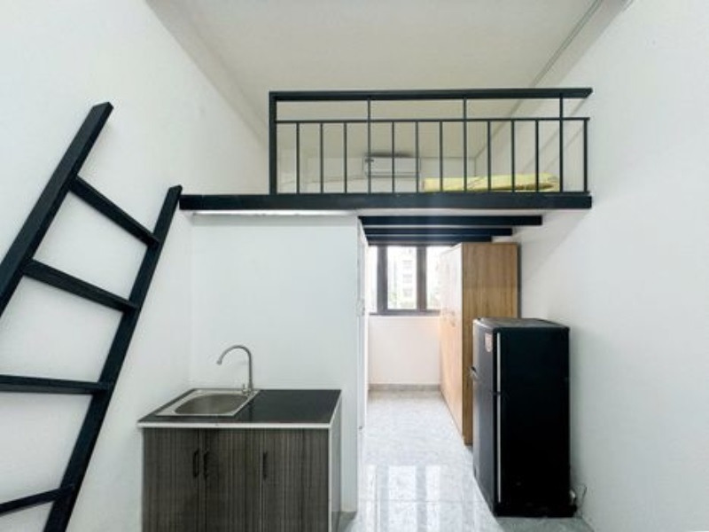 Phòng trọ Duplex 18m2 tại PT House Đường Số 47 - Quận 2 - Phòng khách