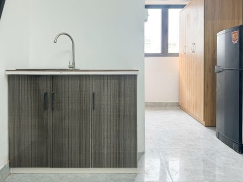 Phòng trọ Duplex 18m2 tại PT House Đường Số 47 - Quận 2 - Phòng bếp