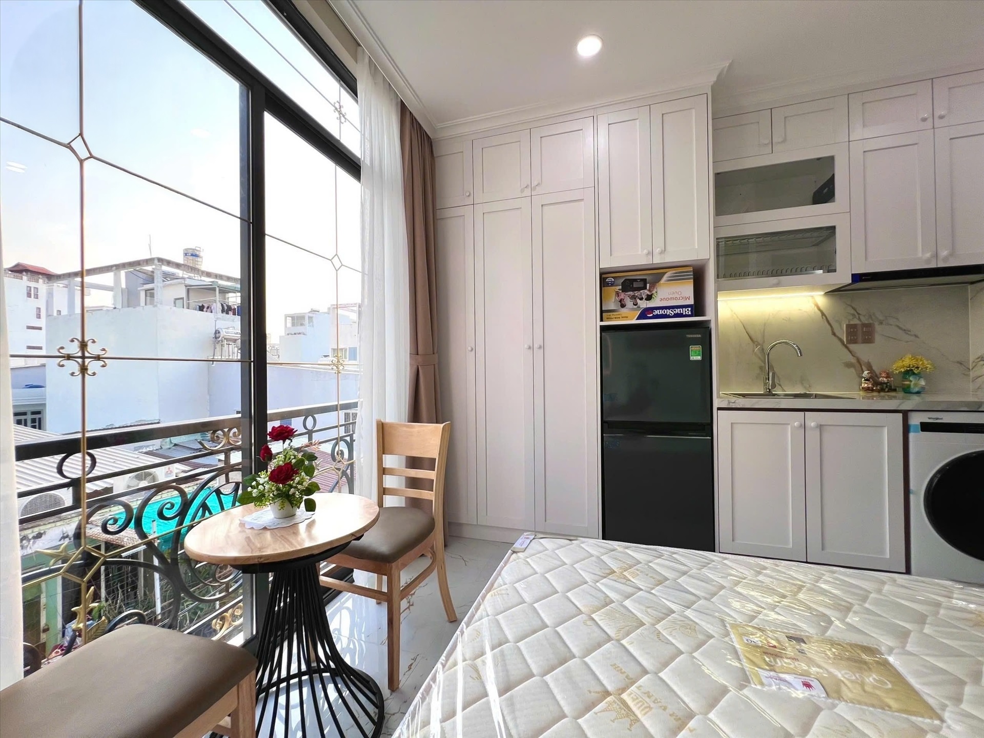 Phòng trọ Studio 30m2 tại BN House Võ Duy Ninh - Bình Thạnh  - Phòng bếp