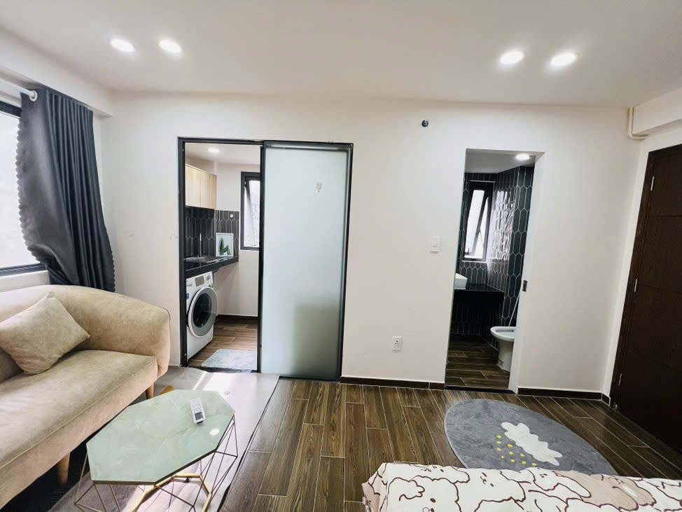 Phòng trọ Studio 25m2 tại The Link 2 Ung Văn Khiêm - Bình Thạnh  - Góc làm việc