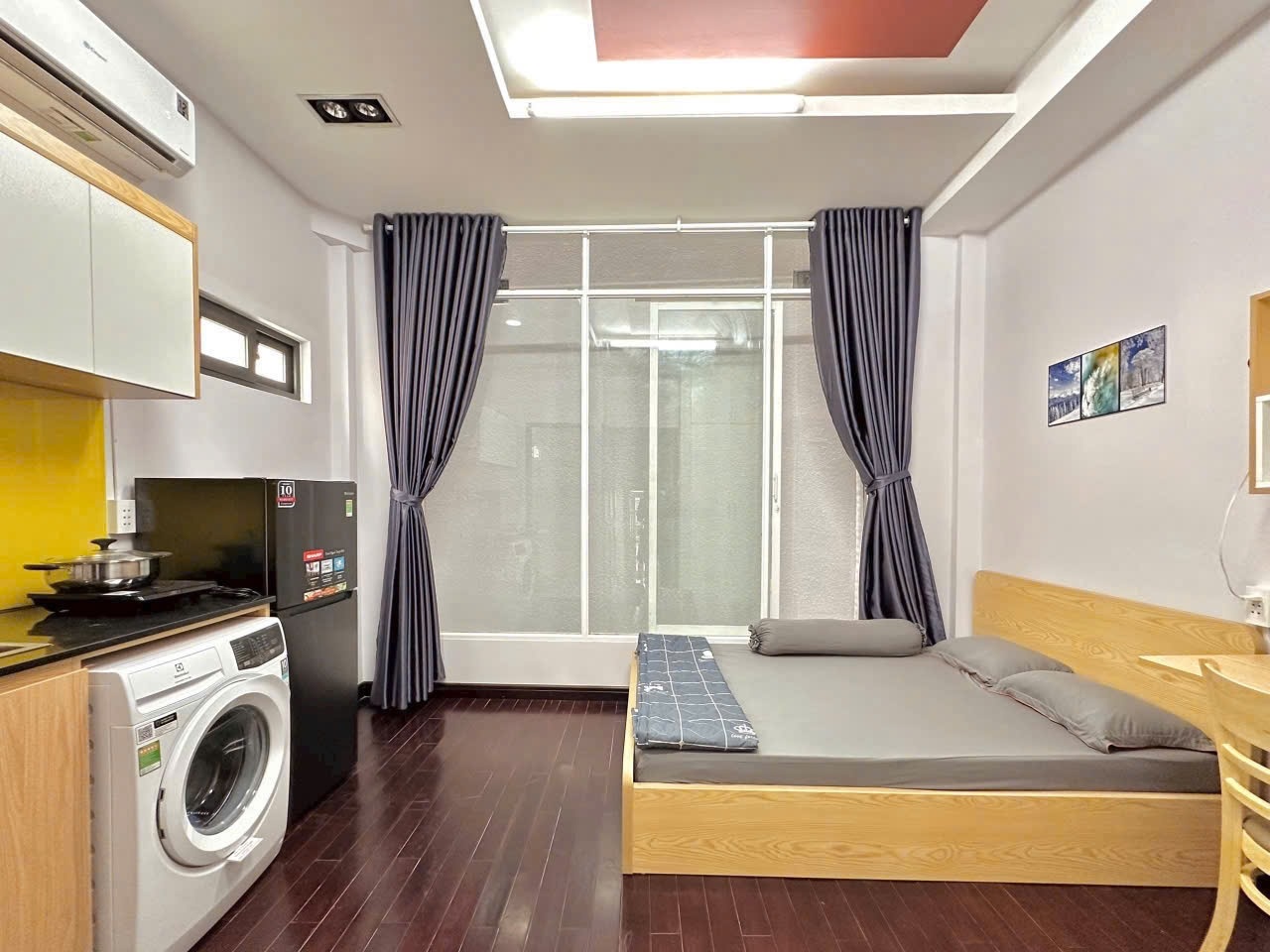 Phòng trọ Studio 30m2 tại NX Home Lê Hồng Phong - Quận 10 - Phòng khách