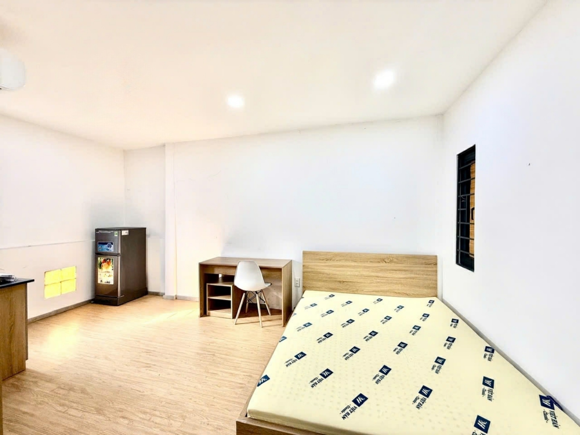 Phòng trọ Studio 28m2 tại Như Ý Home Nguyễn Gia Trí - Bình Thạnh - Phòng ngủ