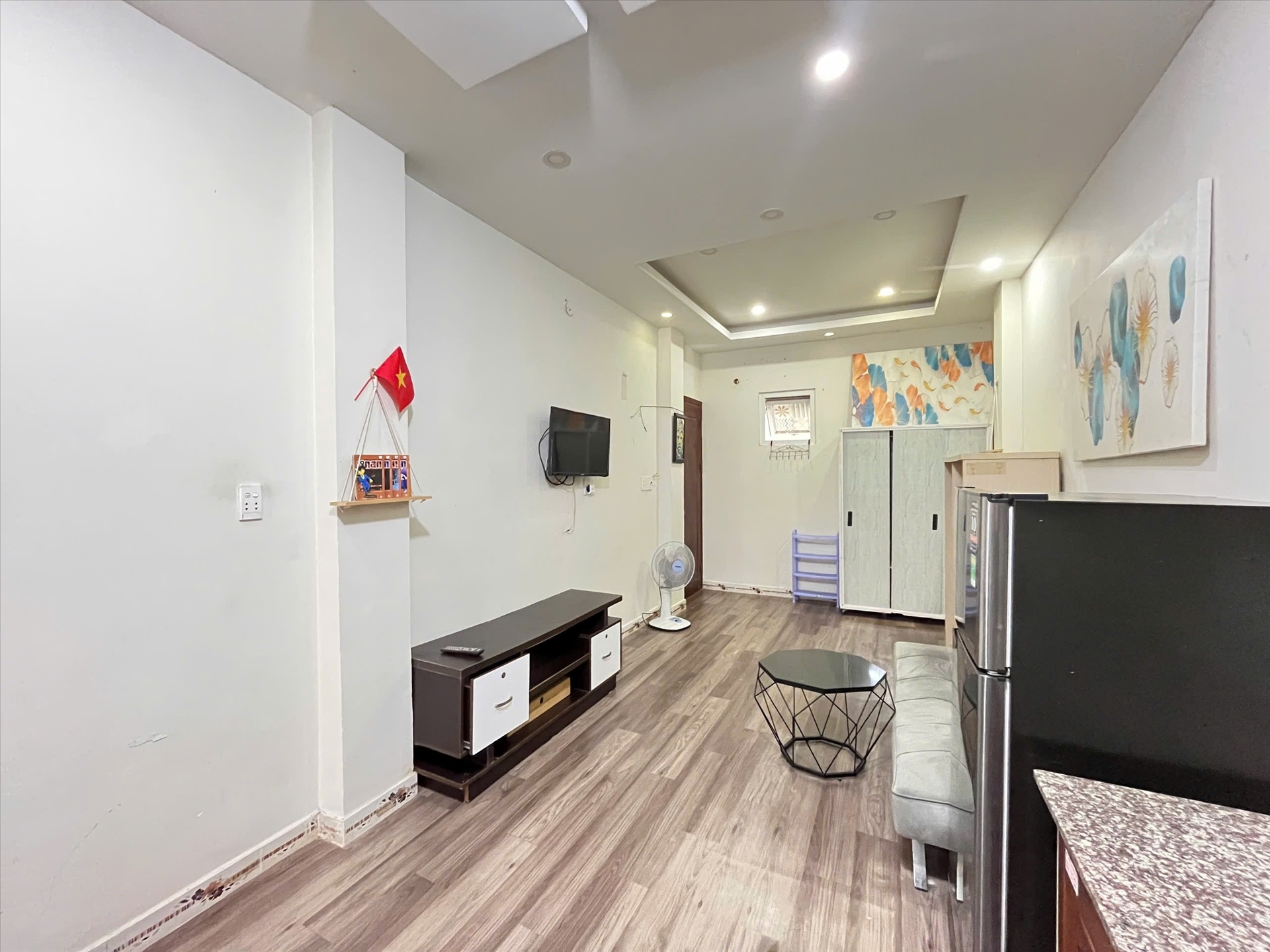 Phòng trọ 1 Phòng ngủ 30m2 tại HD Home Điện Biên Phủ - Bình Thạnh - Phòng khách