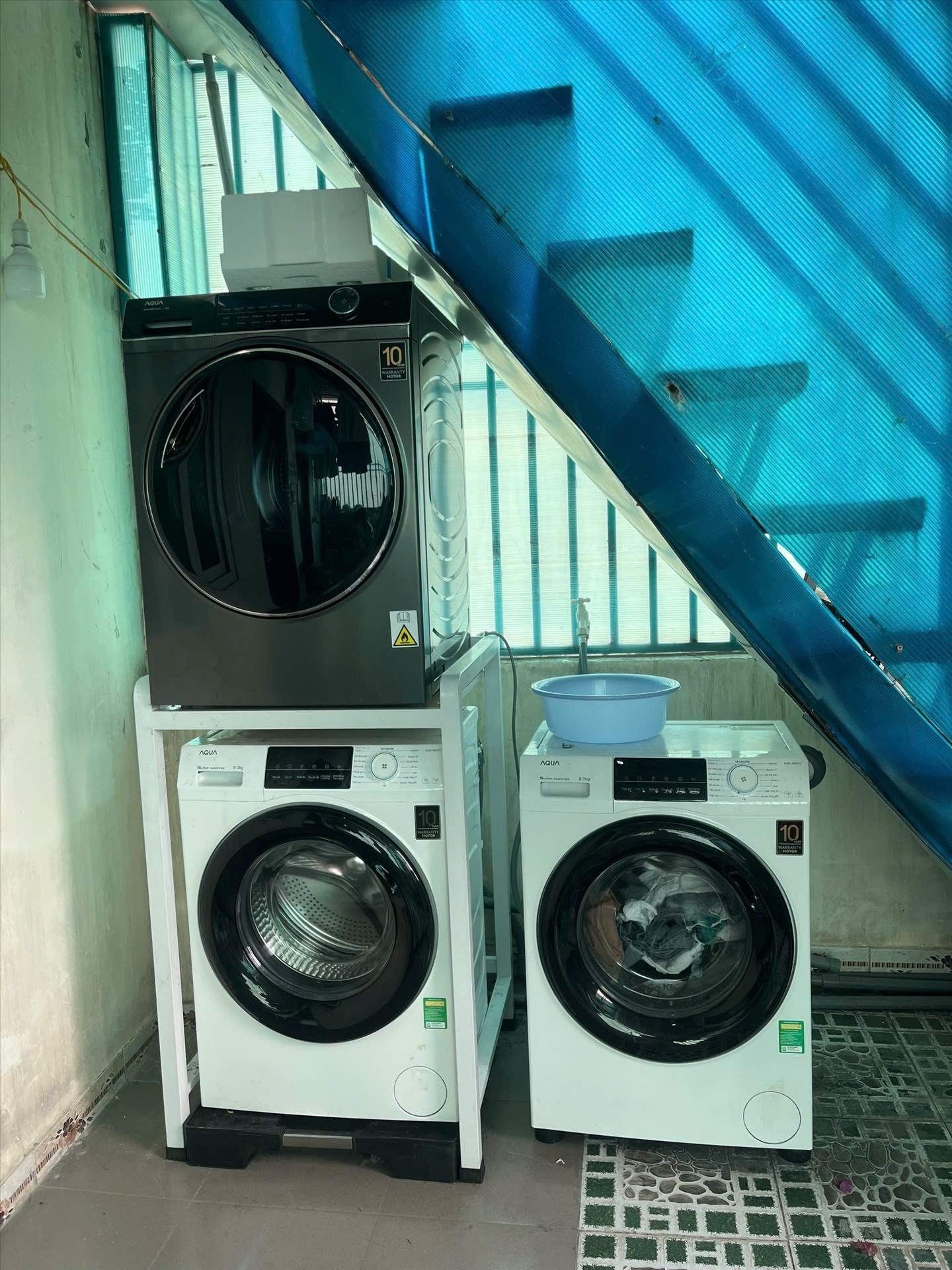 Phòng trọ HD Home Điện Biên Phủ - Bình Thạnh - Khu giặt chung