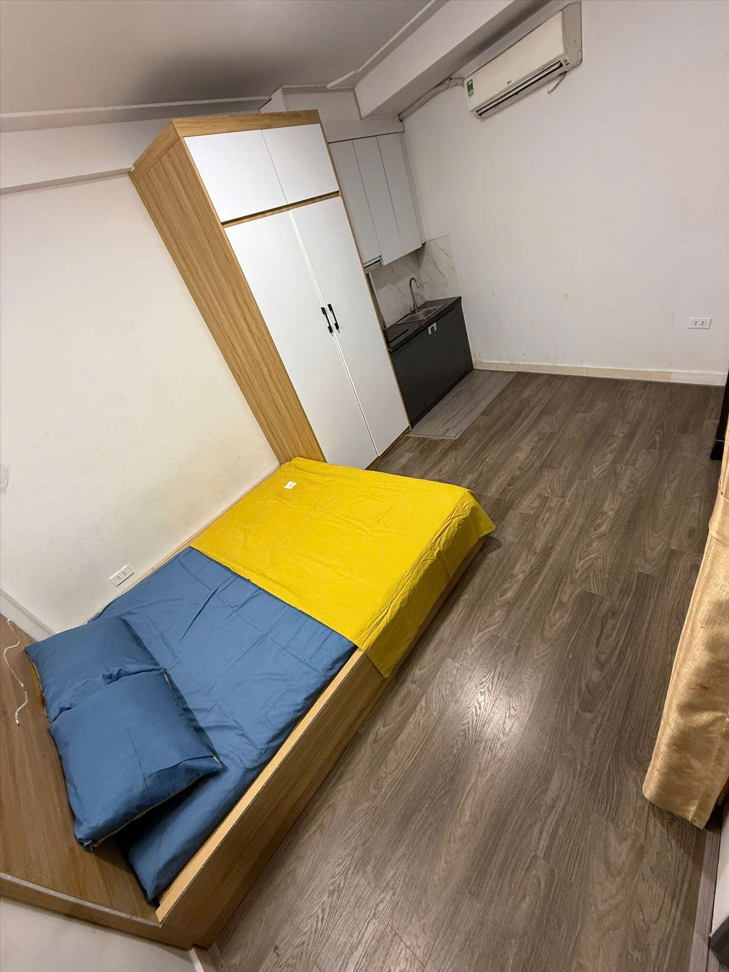 Phòng trọ Studio 25m2 tại AK House Mỹ Đình - Nam Từ Liêm  - Phòng bếp