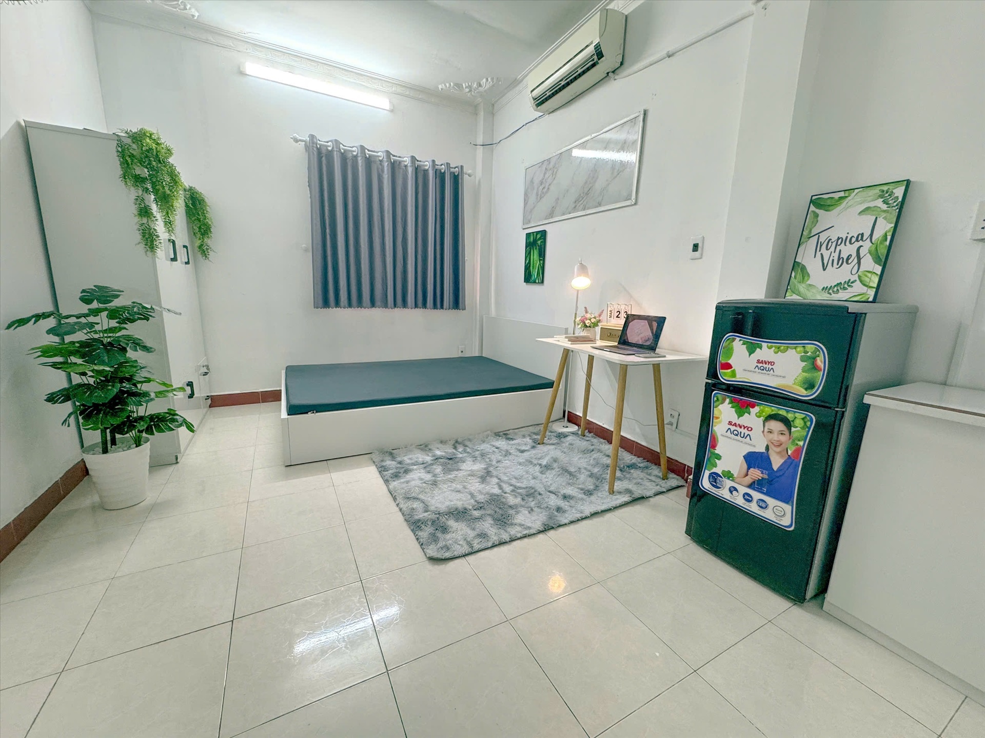 Phòng trọ Studio 20m2 tại TL Apartment Trần Nhân Tôn - Quận 10 - Phòng khách