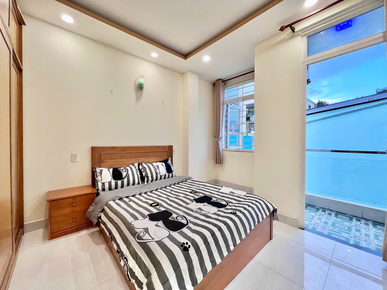 Phòng trọ Studio 30m2 tại HN Home Lê Văn Sỹ - Quận 3 - Phòng ngủ