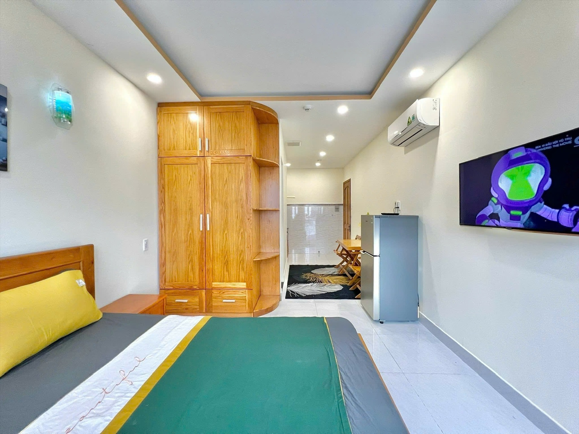 Phòng trọ Studio 35m2 tại HN Home Lê Văn Sỹ - Quận 3 - Phòng ngủ