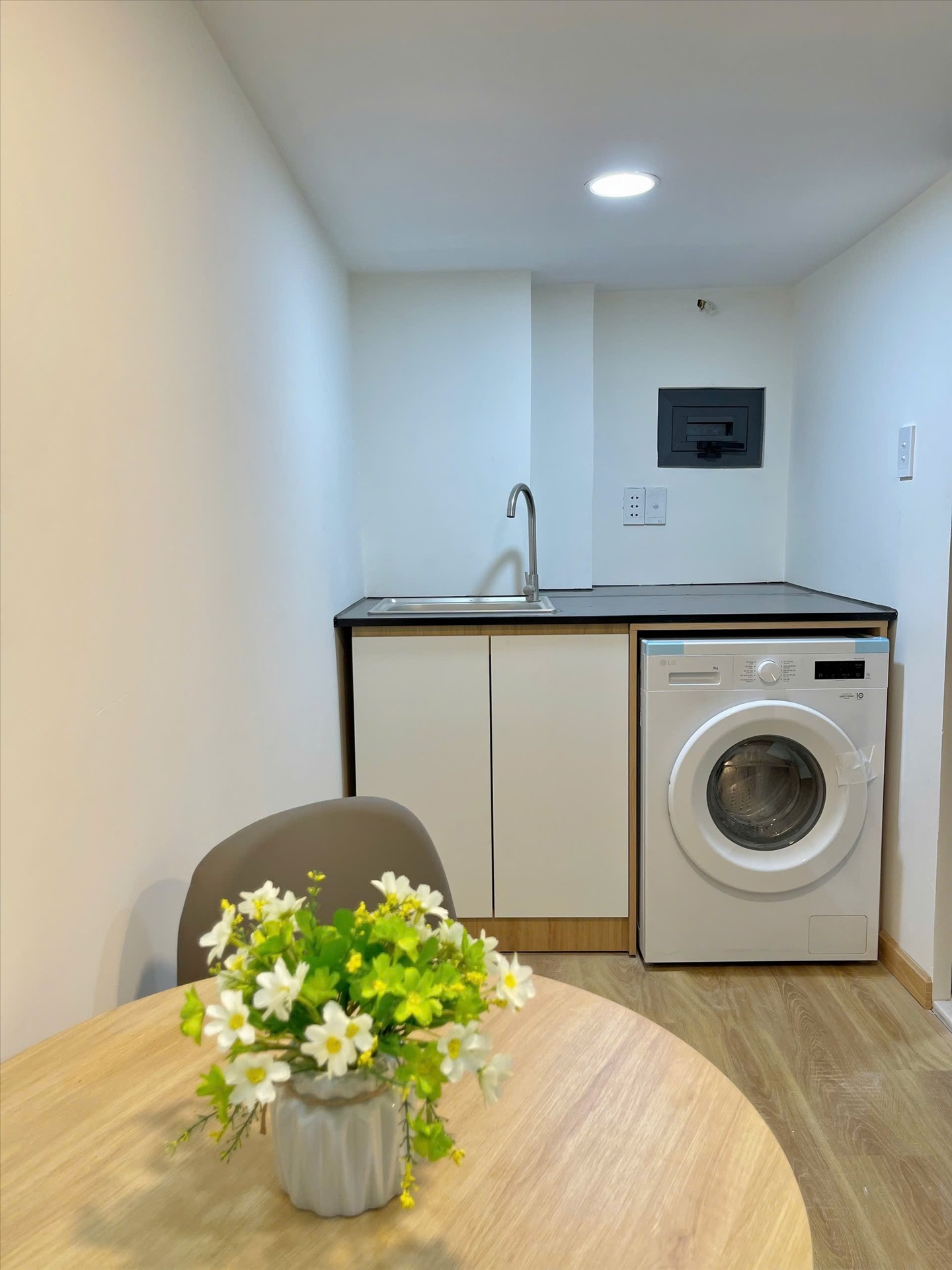 Phòng trọ Duplex 35m2 tại Damara House Đinh Bộ Lĩnh - Bình Thạnh - Phòng bếp