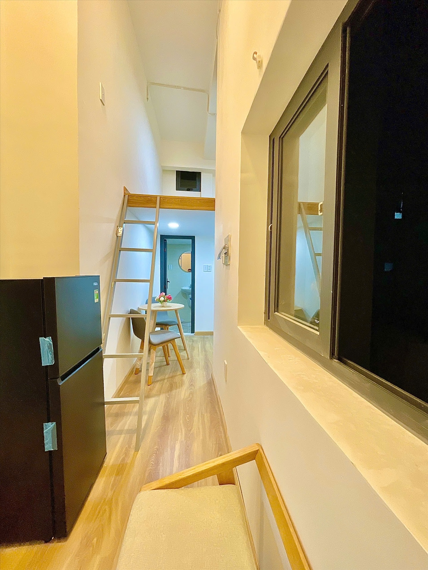 Phòng trọ Duplex 35m2 tại Damara House Đinh Bộ Lĩnh - Bình Thạnh - Phòng khách