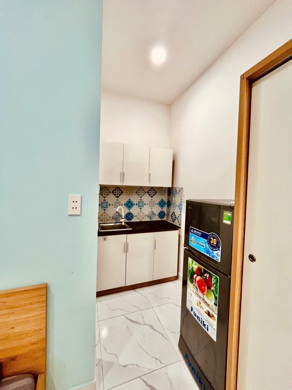 Phòng trọ Studio 30m2 tại AD House Hồ Bá Kiện - Quận 10 - Phòng bếp