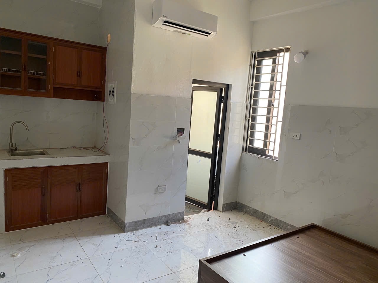 Phòng trọ Studio 25m2 tại HD Home Đại Mỗ - Nam Từ Liêm - Phòng bếp