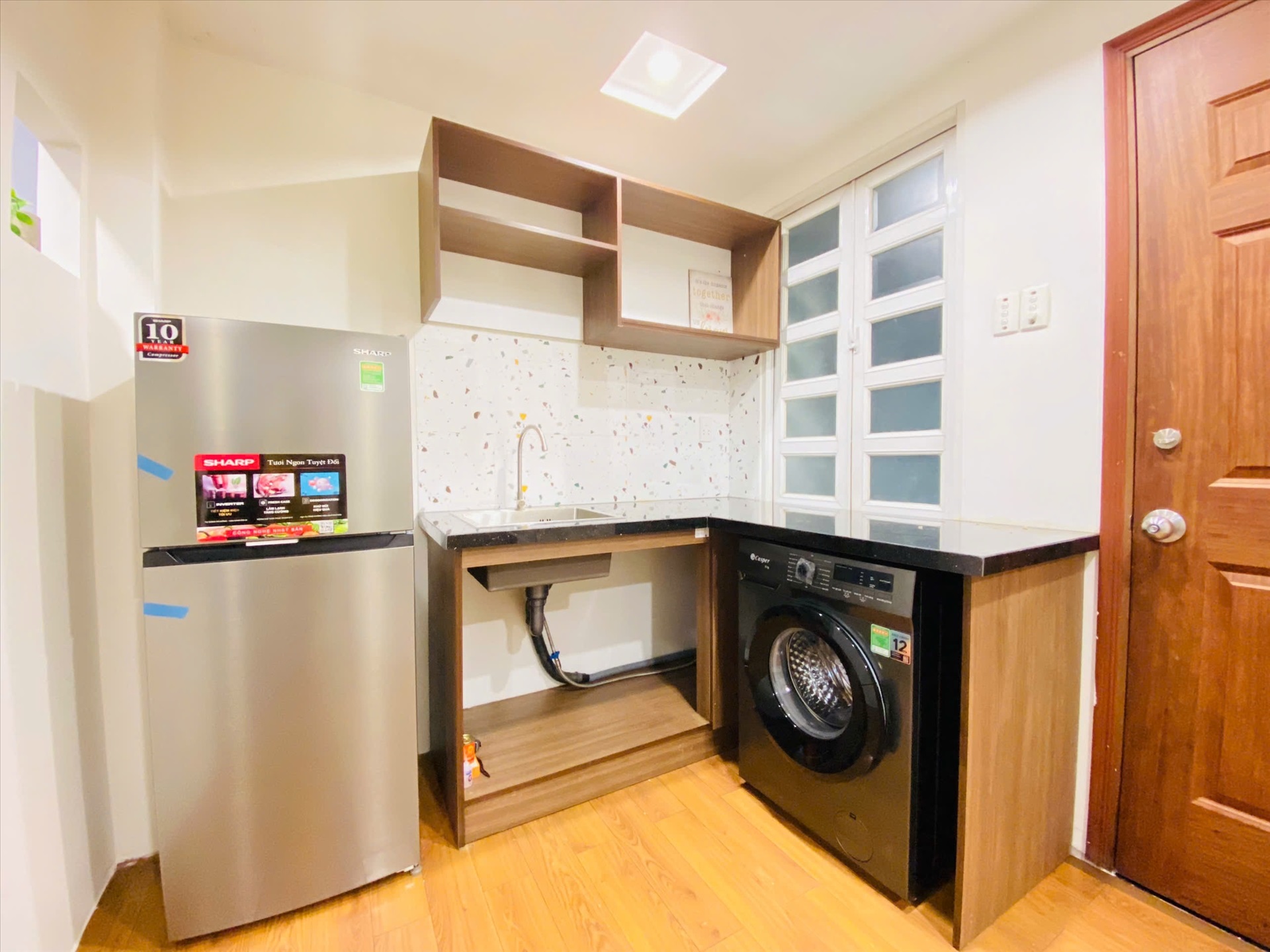 Phòng trọ Studio 45m2 tại AT House Phổ Quang - Phú Nhuận - Phòng bếp