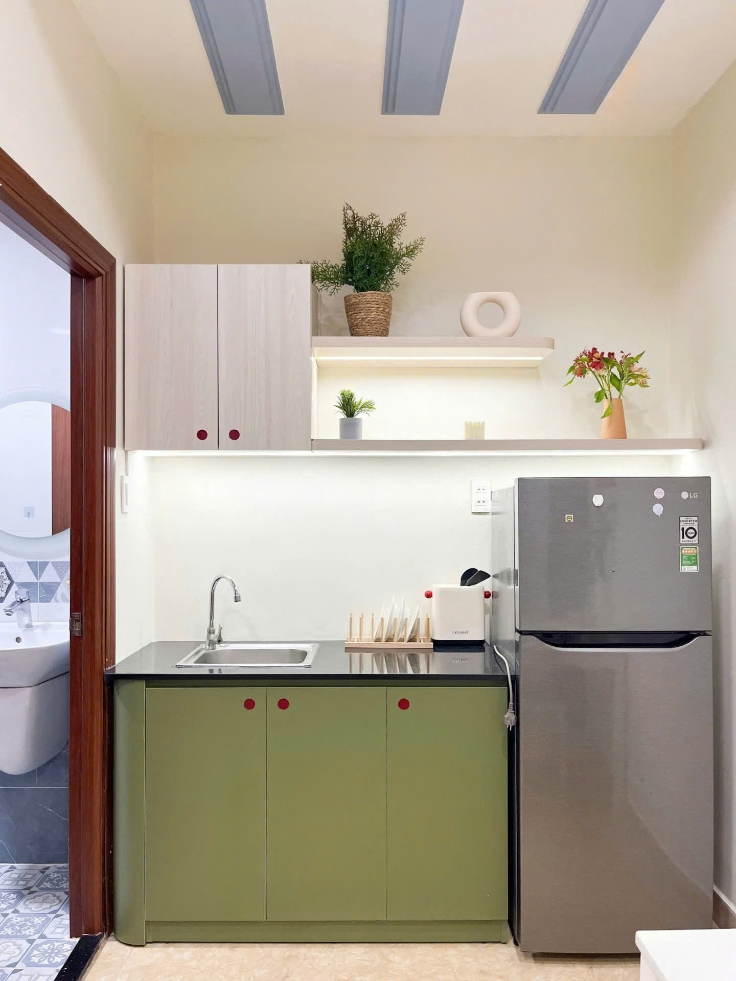 Phòng trọ Studio 30m2 tại LightHouse Đường 3/2 - Quận 10 - Phòng bếp