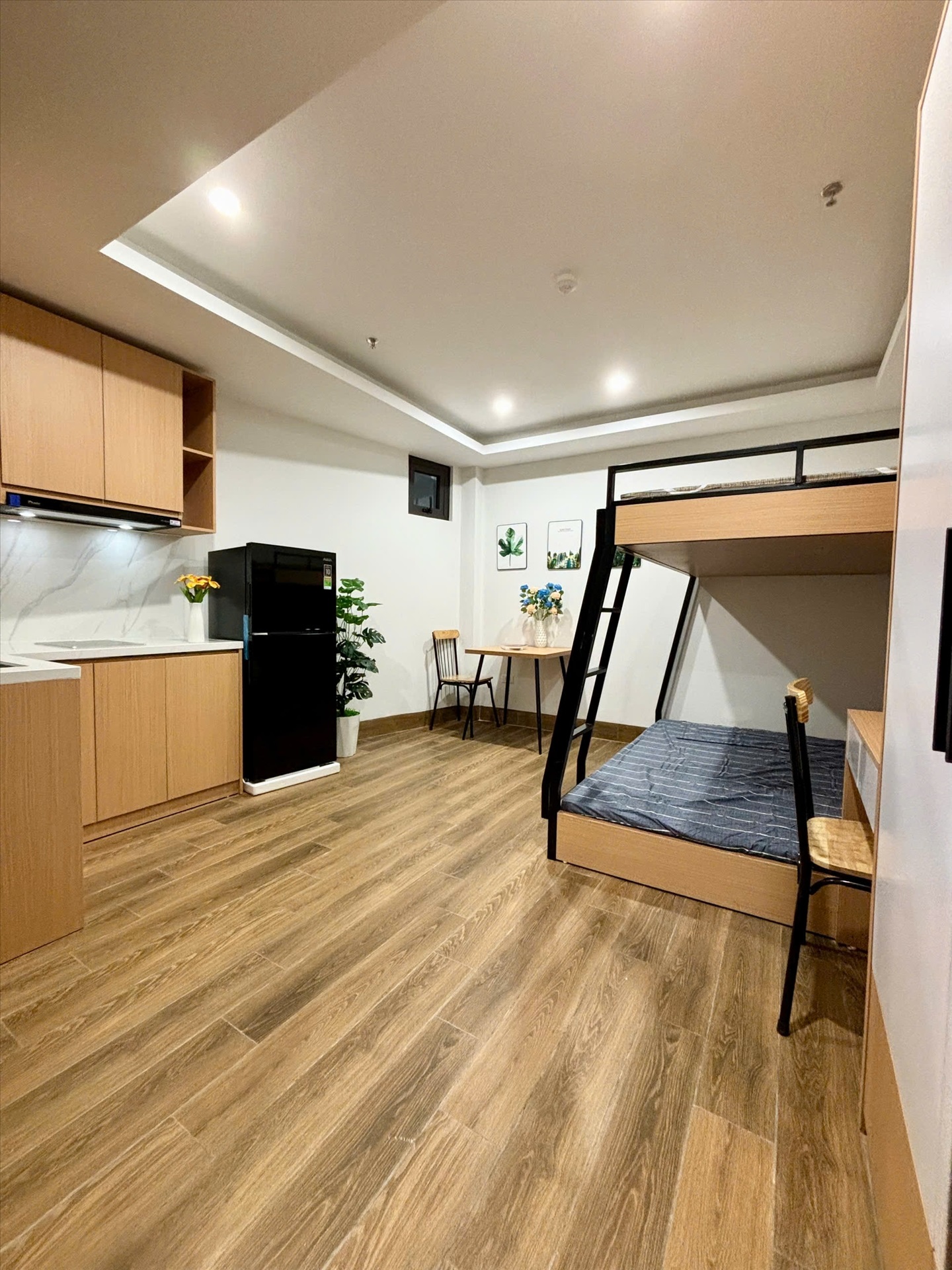 Phòng trọ Studio 22m2 tại MS House Trần Duy Hưng - Cầu Giấy - Phòng khách