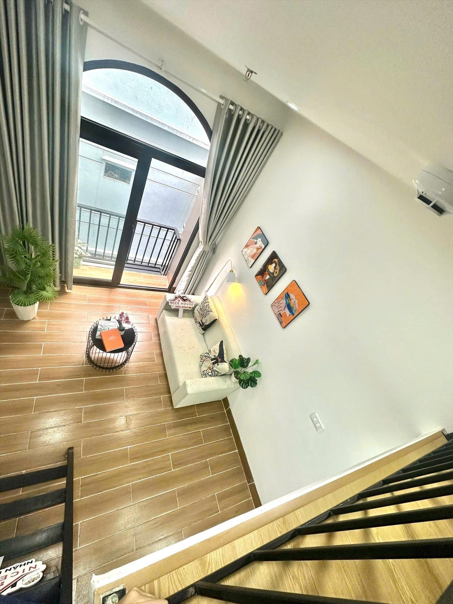 Phòng trọ Duplex 20m2 tại MS House Trung Kính - Cầu Giấy - Phòng khách