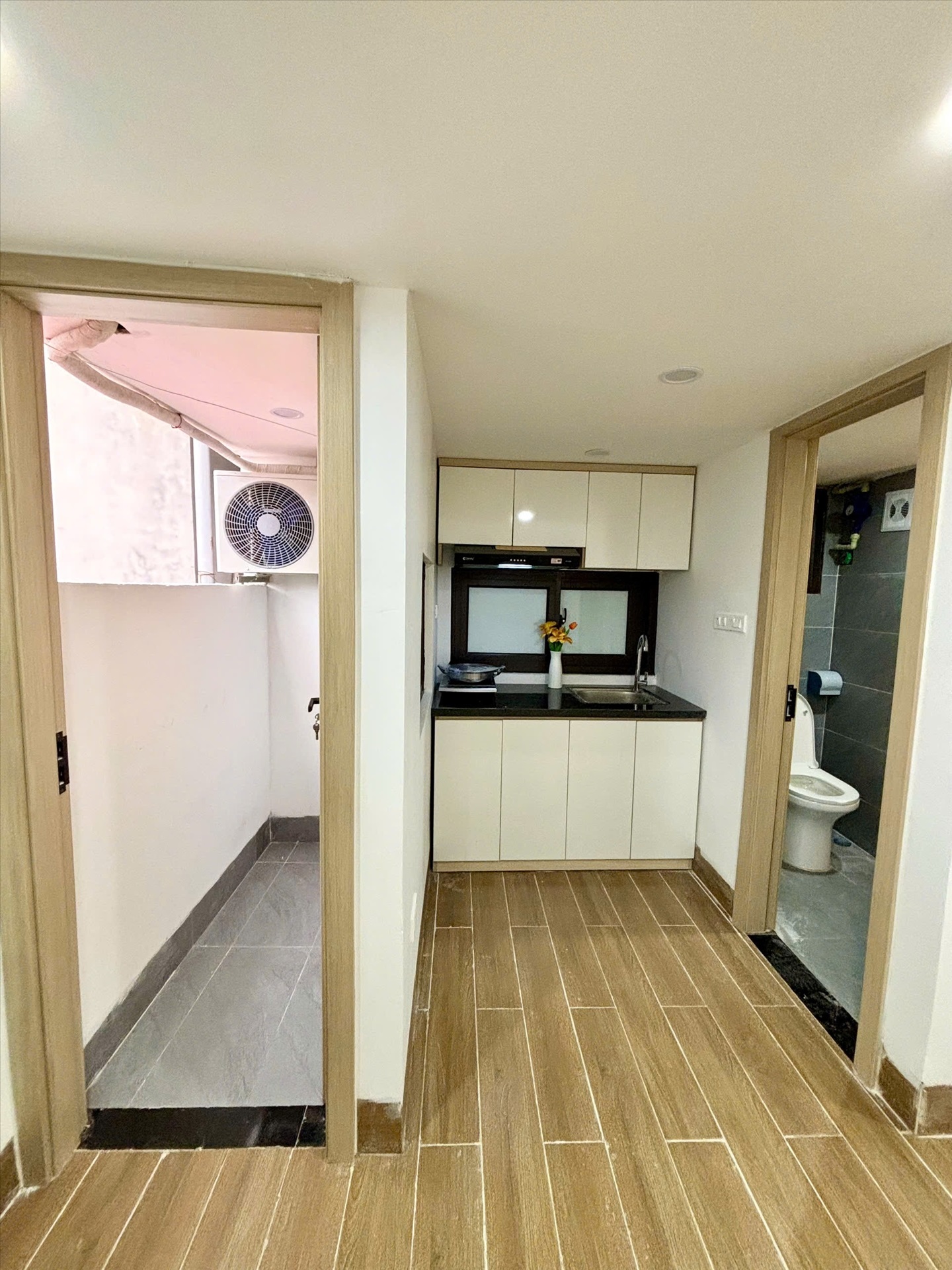 Phòng trọ Duplex 25m2 tại MS House Trung Kính - Cầu Giấy - Phòng bếp