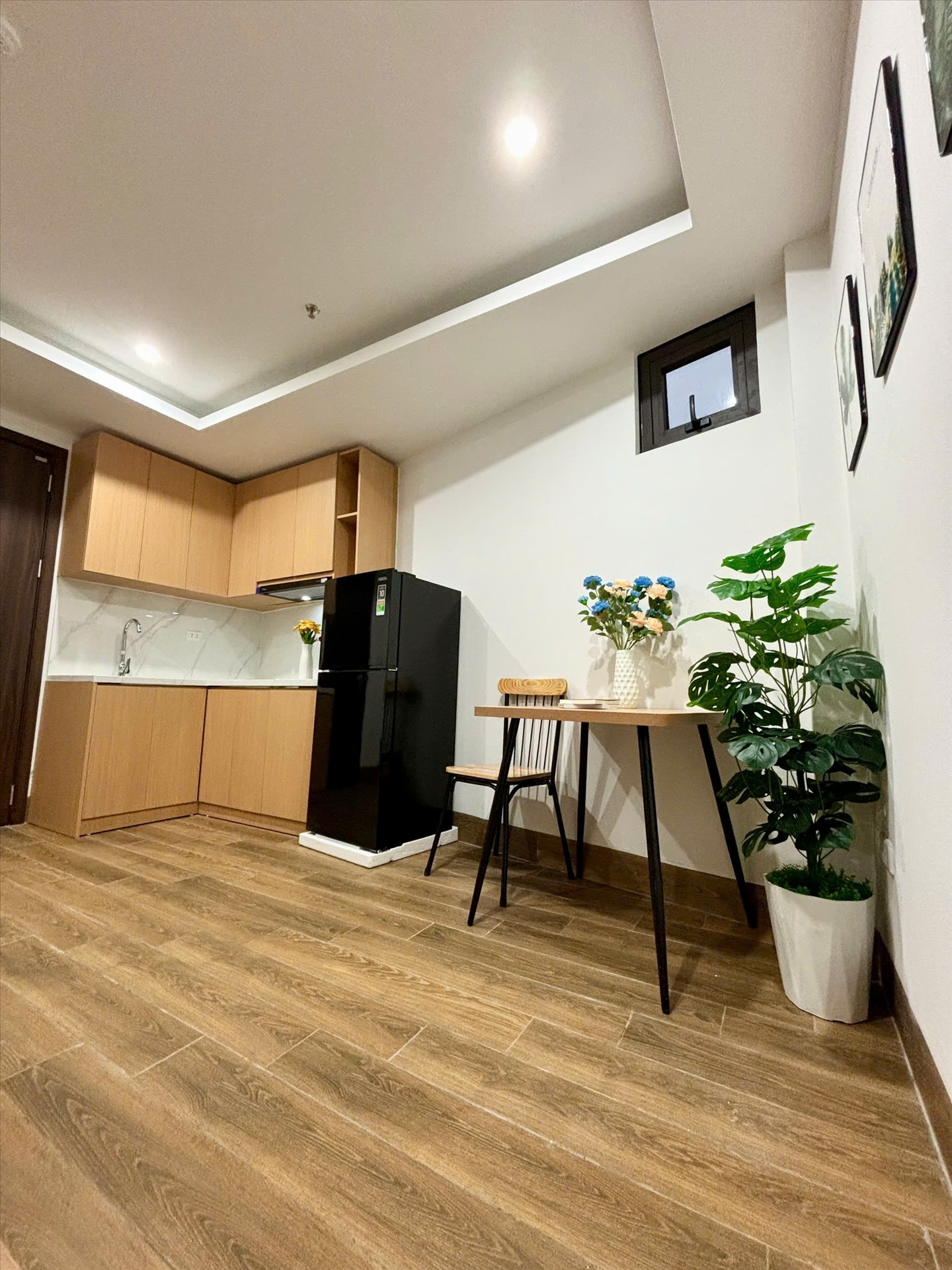 Phòng trọ Studio 22m2 tại MS House Trần Duy Hưng - Cầu Giấy - Phòng bếp