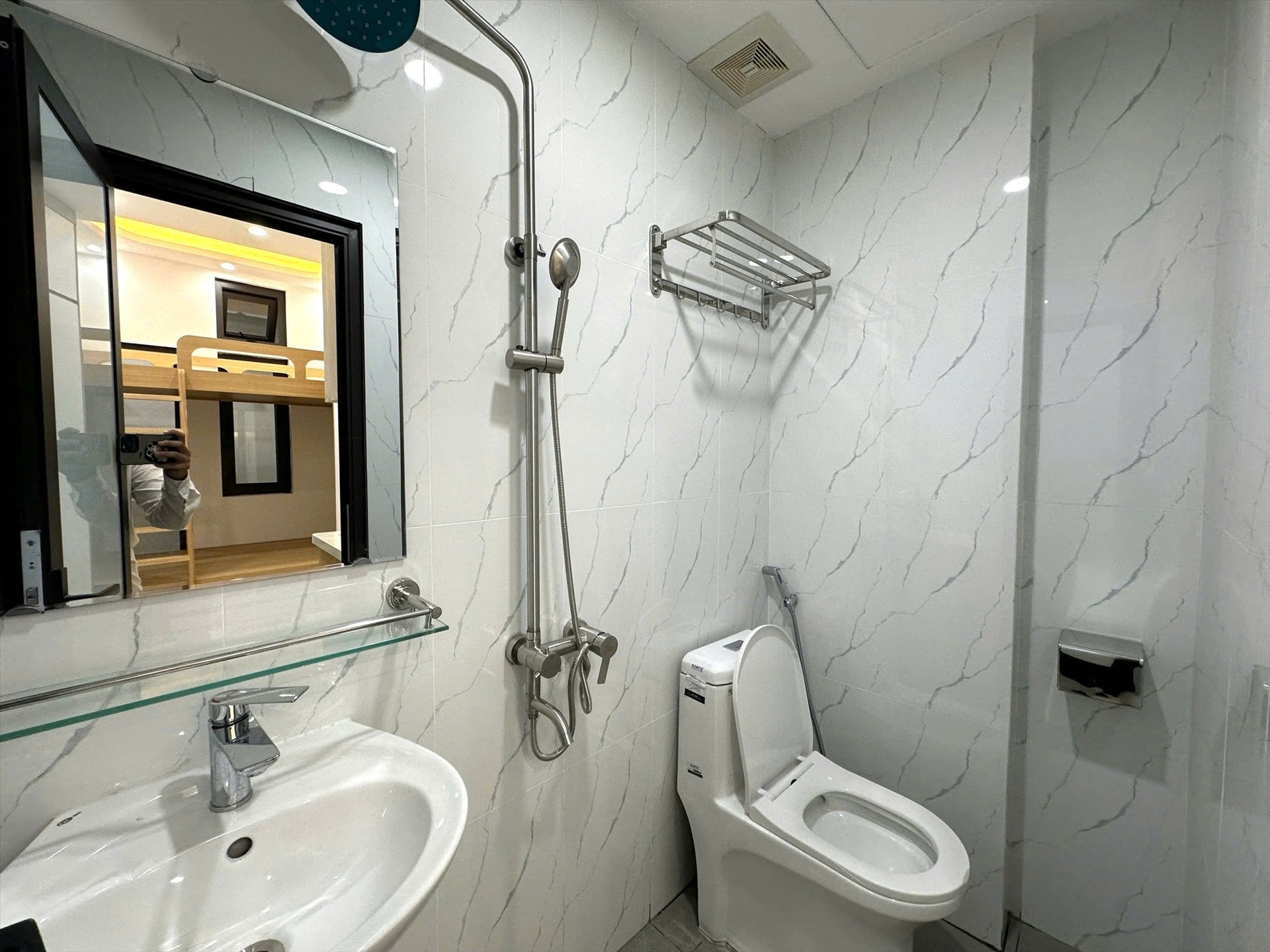 Phòng trọ Duplex 15m2 tại Funhome Trung Kính - Cầu Giấy - Phòng ngủ