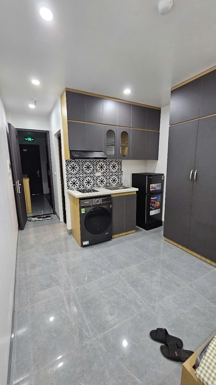 Phòng trọ Studio 25m2 tại DT House Yên Hoà  - Cầu Giấy - Phòng bếp